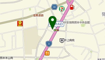 レッドバロン熊本の地図画像