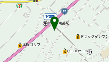 BMW熊本インターの地図画像