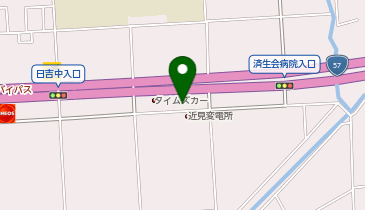 ジープ熊本の地図画像