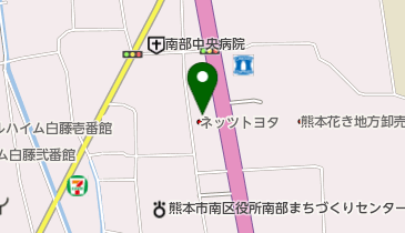 ネッツトヨタ熊本ネッツワールド川尻の地図画像