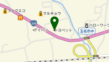 熊本トヨペット玉名店の地図画像