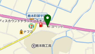 熊本トヨペット山鹿店の地図画像