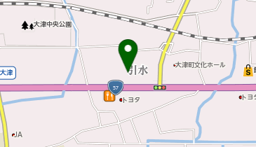 熊本トヨタ自動車大津店の地図画像