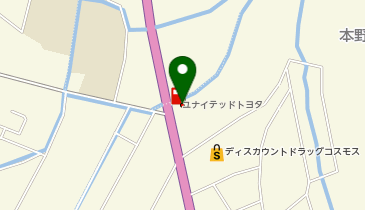 ユナイテッドトヨタ熊本ネッツスクエア八代店の地図画像