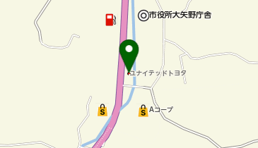 ユナイテッドトヨタ熊本カローラ熊本大矢野店の地図画像