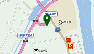ネッツトヨタ熊本ネッツワールド天草店の地図画像