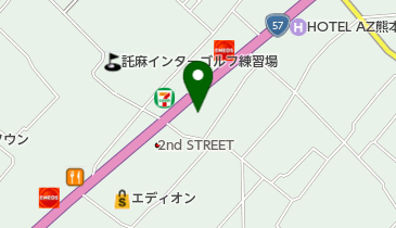 日産プリンス熊本カーランド御領店の地図画像
