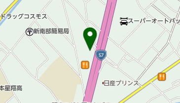 日産プリンス熊本カーランド新南部店の地図画像