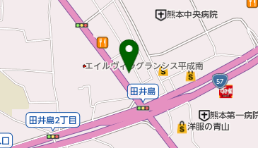 熊本日産ユーカーズ浜線の地図画像