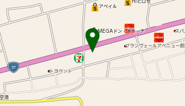 熊本日産菊陽・大津支店の地図画像