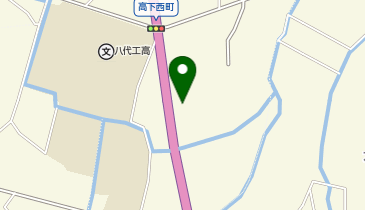 熊本三菱自動車販売八代店の地図画像