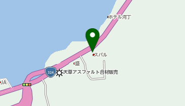 熊本スバル自動車天草店の地図画像