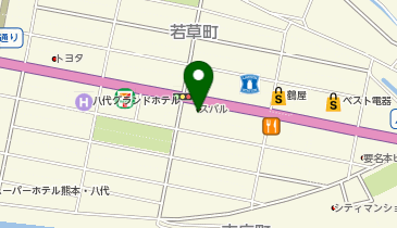 熊本スバル自動車八代店の地図画像