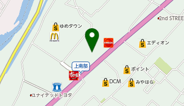 熊本スバル自動車東店の地図画像