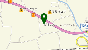 熊本ダイハツ販売玉名店の地図画像