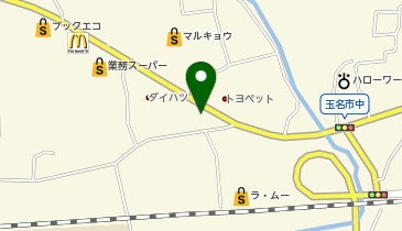AUTO IN車検・タイヤセンター熊本玉名店の地図画像