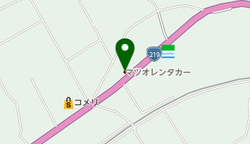マツオレンタカーの地図画像