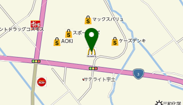 マクドナルドクロス21UTO店」(宇土市-マクドナルド-〒869-0411)の地図