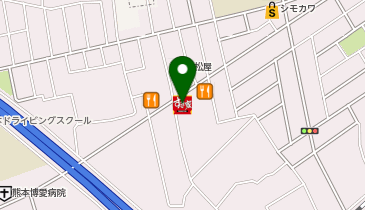 すき家熊本武蔵ケ丘店の地図画像