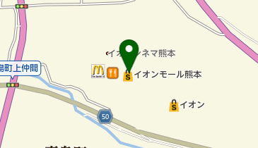 さぼてん熊本イオンモール店の地図画像