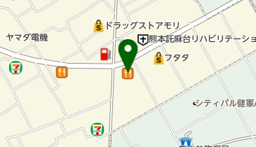 ジョイフル熊本帯山店の地図画像