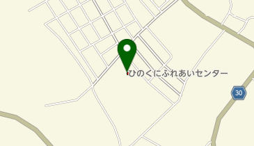 ひのくにふれあいセンターの地図画像