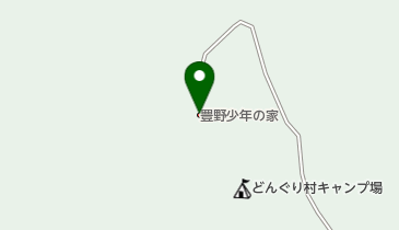 熊本県立豊野少年自然の家の地図画像