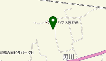 阿蘇のふもとの地図画像