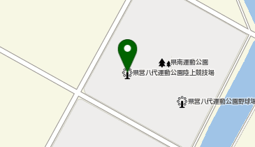 熊本県営八代運動公園陸上競技場の地図画像