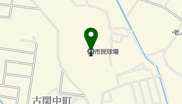 八代市民球場の地図画像