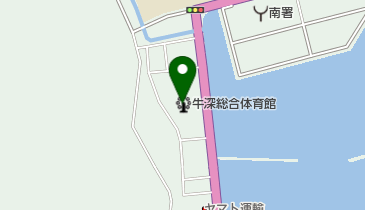 牛深総合体育館の地図画像