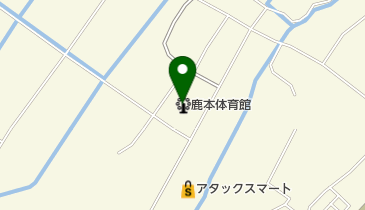 山鹿市鹿本体育館の地図画像
