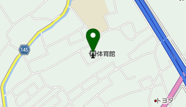 託麻スポーツセンター体育館の地図画像