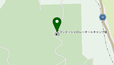 ゴンドーシャロレーオートキャンプ場の地図画像