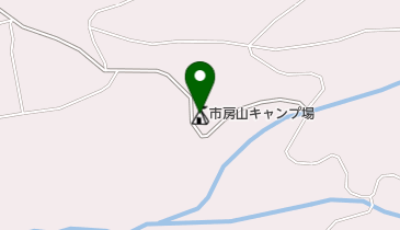 市房山キャンプ場の地図画像
