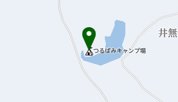 井無田高原つるばみキャンプ場の地図画像