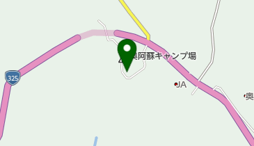 奥阿蘇キャンプ場の地図画像