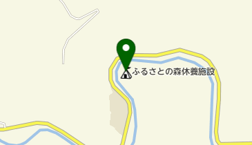 ふるさとの森休養施設の地図画像