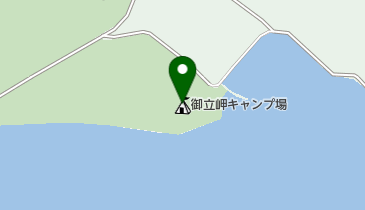 御立岬キャンプ場の地図画像