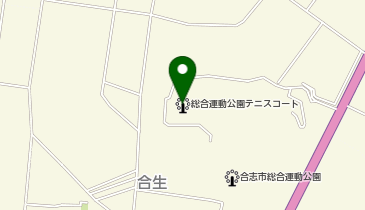 合志市総合運動公園テニスコートの地図画像
