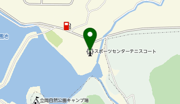 宇土市スポーツセンターテニスコートの地図画像