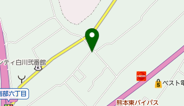 熊本ローンテニスクラブの地図画像