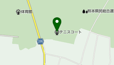 熊本県民総合運動公園テニスコートの地図画像