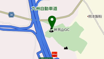 弁天山ゴルフクラブの地図画像