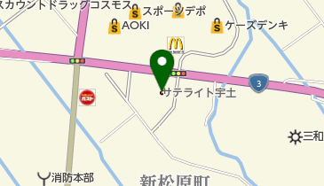 サテライト宇土の地図画像