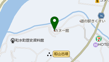 カヌー館の地図画像