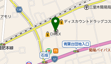菊陽ボウルの地図画像