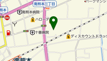 namcoワンダーシティ南熊本店ワンダーボウルの地図画像