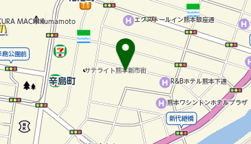 タイトーステーション熊本下通店の地図画像