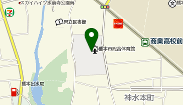 ナースパワーアリーナの地図画像